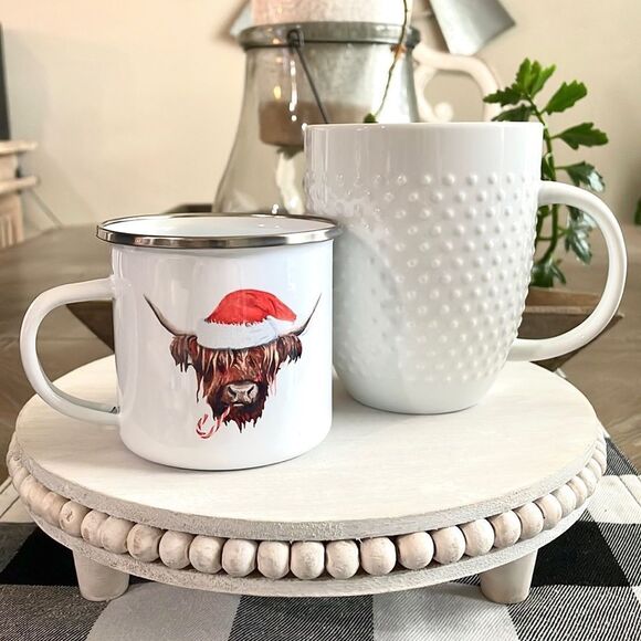 Highland Cow Christmas Campfire Mug - Picture 4 of 4